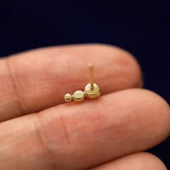 Graduated Ball Earring