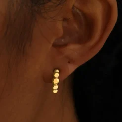 Graduated Puffy Beaded Hoop
