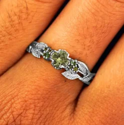 Green Sapphires Ring