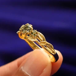 Green Sapphires Ring