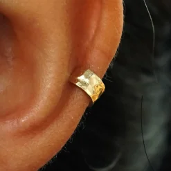 Hammered Wide Cuff