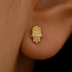 Hamsa Earring