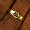 Hexagon Diamond Band