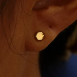 Hexagon Earring