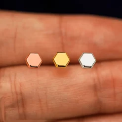 Hexagon Earring