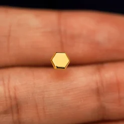 Hexagon Earring