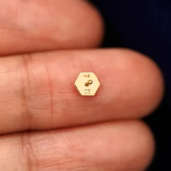 Hexagon Earring
