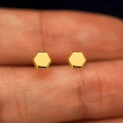 Hexagon Earring