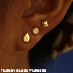 Hexagon Earring