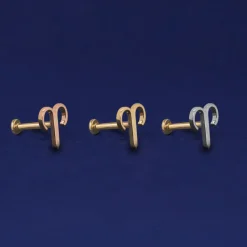 Horoscope Flatback Piercing