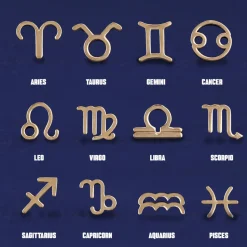Horoscope Flatback Piercing