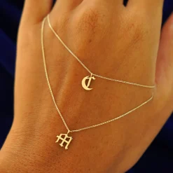 Initial Charm Necklace
