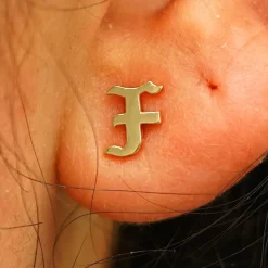Initial Earring