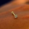 Labradorite Flatback Piercing
