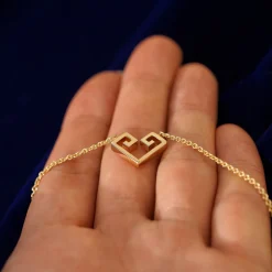 Large Chere Heart Necklace