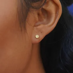 Large Circle Flatback Piercing