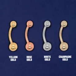 Large Curved Barbell Piercing