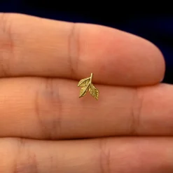 3 Leaves Earring