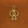 Lesbian Symbol Charm
