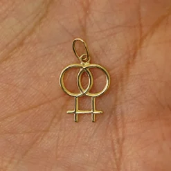 Lesbian Symbol Charm