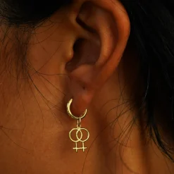 Lesbian Symbol Charm