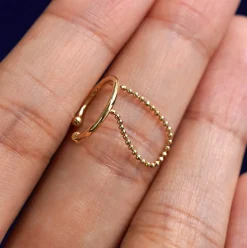Line Cuff With Chain