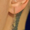 Line Dangle Earring