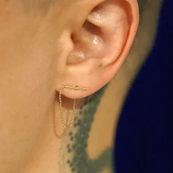 Line Dangle Earring