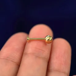 Medium Ball Flatback Piercing
