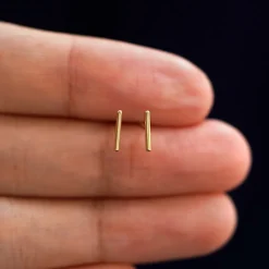 Medium Line Earring