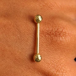 Medium Straight Barbell Piercing