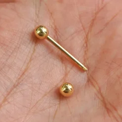 Medium Straight Barbell Piercing