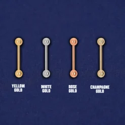 Medium Straight Barbell Piercing