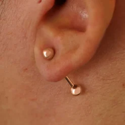 Medium Straight Barbell Piercing
