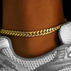 Miami Cuban Anklet