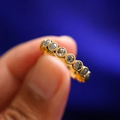 Milgrain Diamond Band