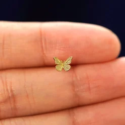 Mini Butterfly Flatback Piercing