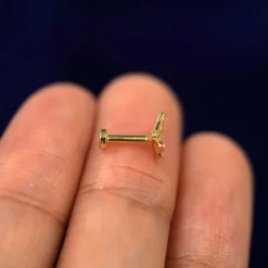 Mini Butterfly Flatback Piercing
