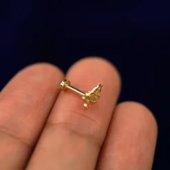 Mini Butterfly Flatback Piercing