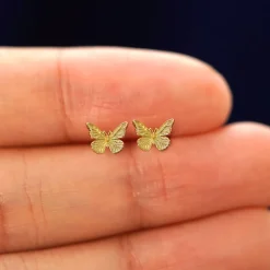 Mini Butterfly Flatback Piercing