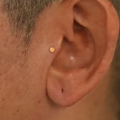 Mini Circle Flatback Piercing