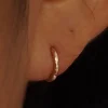 Mini Curvy Huggie Hoops