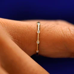 Mini Diamond Bubble Ring