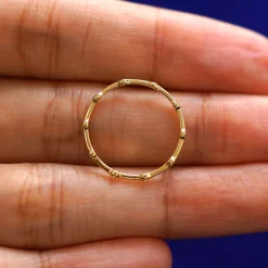 Mini Diamond Bubble Ring