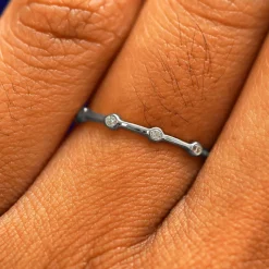 Mini Diamond Bubble Ring