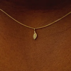 Mini Leaf Necklace