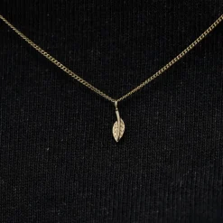 Mini Leaf Necklace
