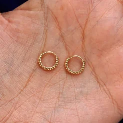 Mini Rope Huggie Hoops