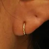Mini Seamless Huggie Hoops / Piercing