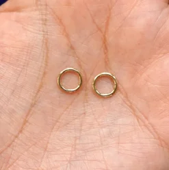 Mini Seamless Huggie Hoops / Piercing